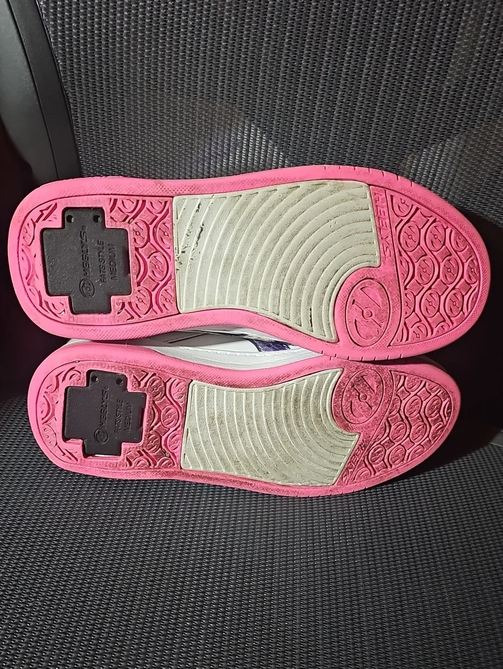 Reebok/Heelys Sneakers with Pink and Navy Accents